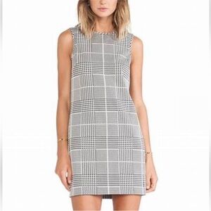 Theory Adraya Plaid Sleeveless Shift Dress 54153